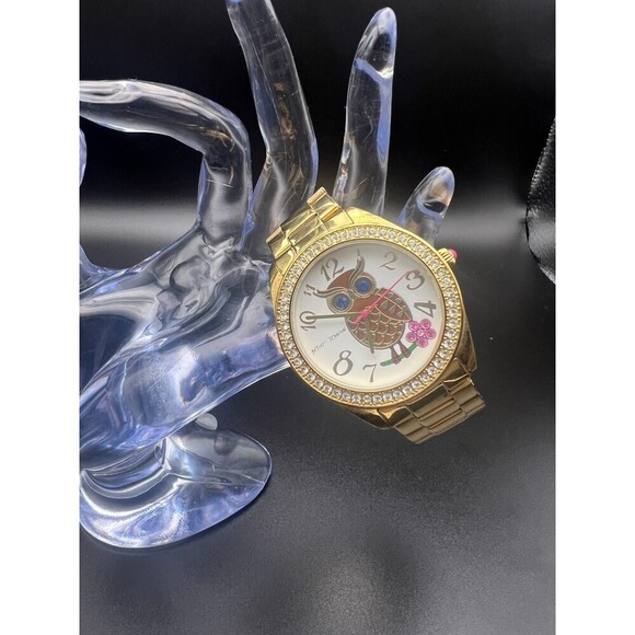 BETSEY Johnson Sparkly Owl Watch - Picture 3 of 10